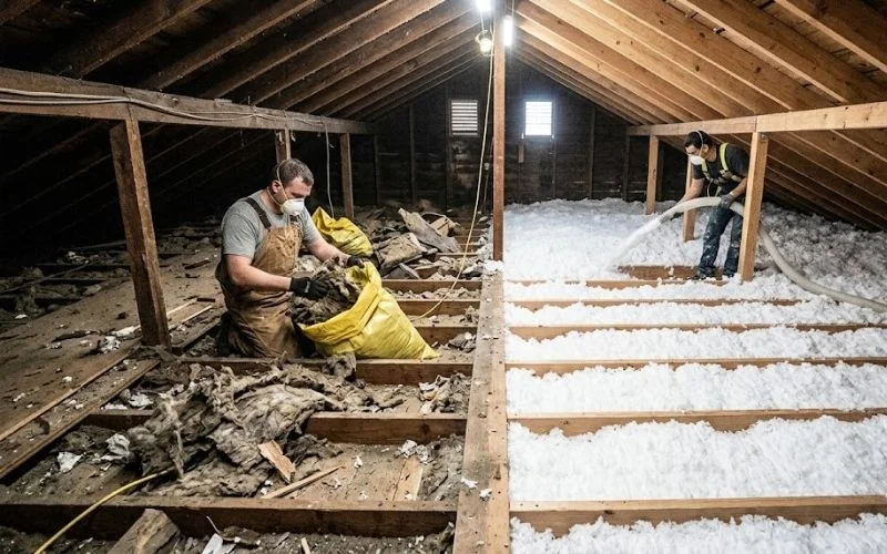 Insulation Replacement After Rodent Damage in Fayetteville, NC — professional service for Fayetteville NC and the Sandhills